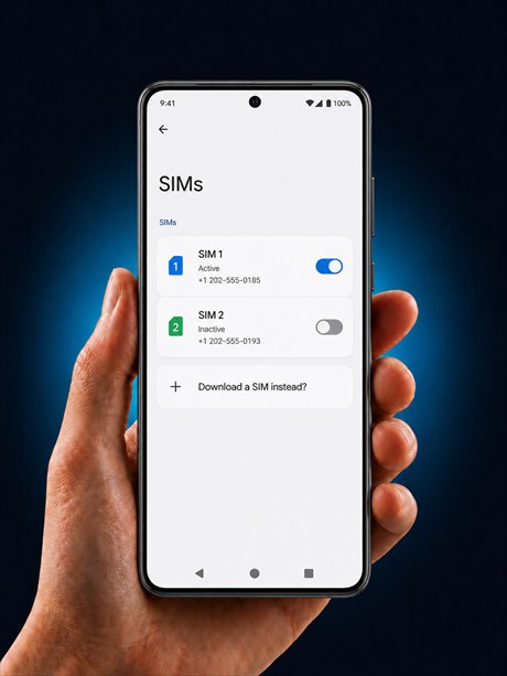 Open eSIM download on Android